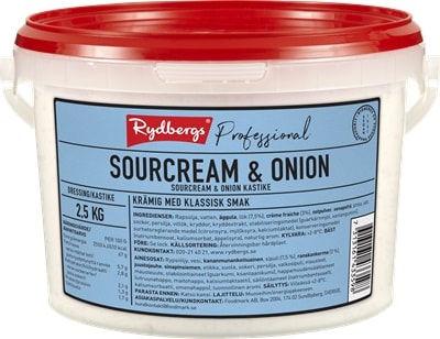 Rydbergs Sourcream & Onion -kastike 2,5 kg - 