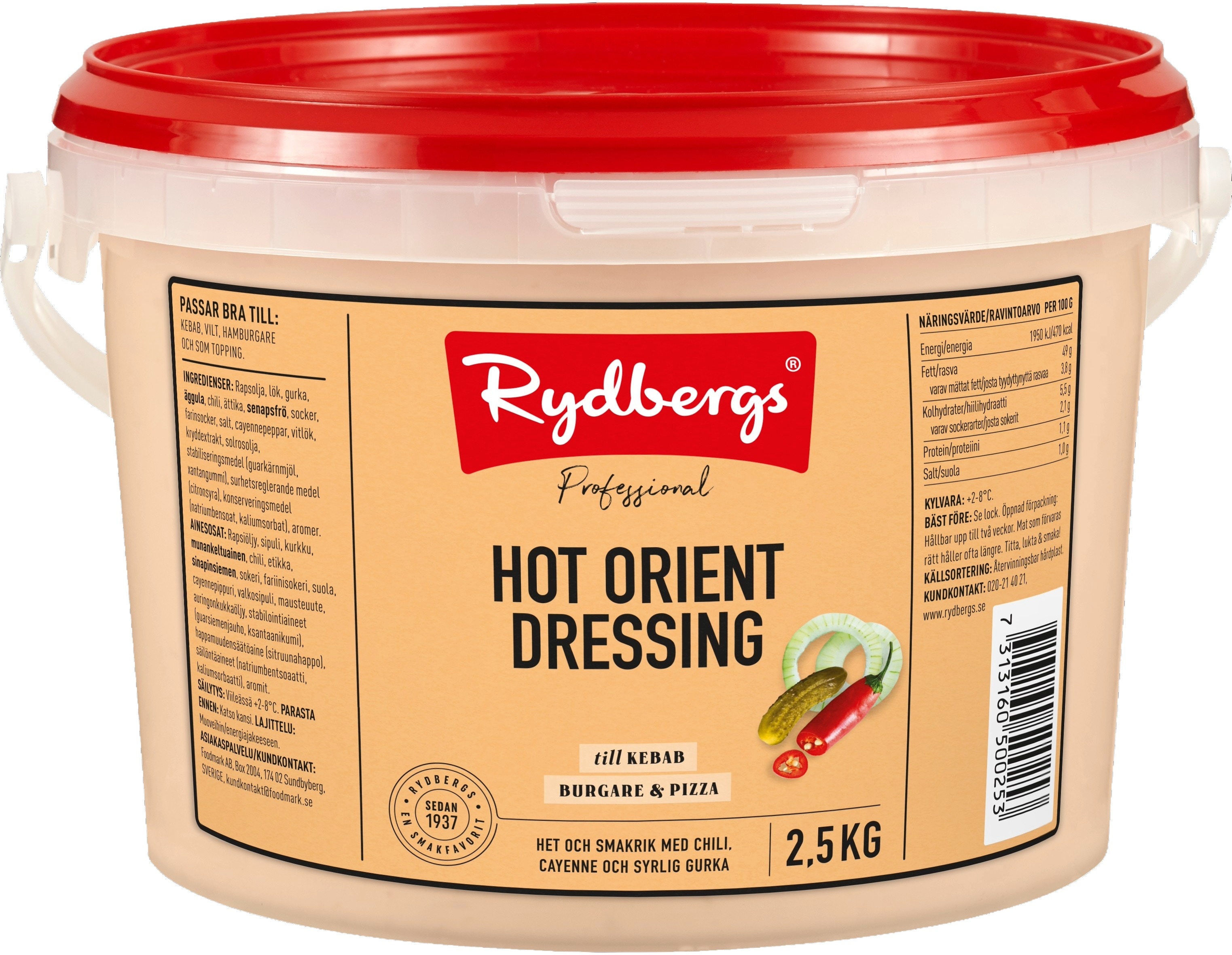 Rydbergs Hot Orient -kastike 1 x 2,5 kg
