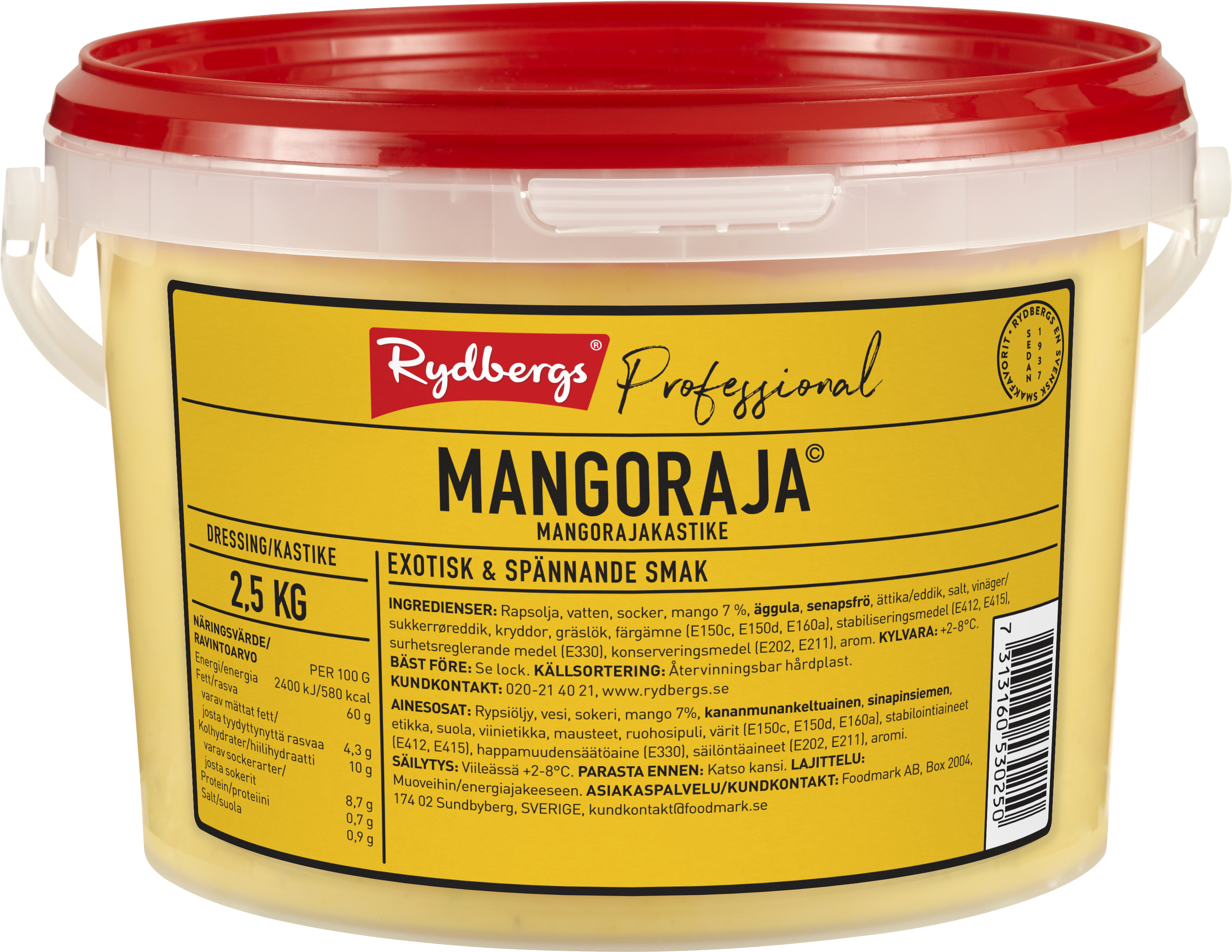Rydbergs Mangorajakastike 2,5 kg - 