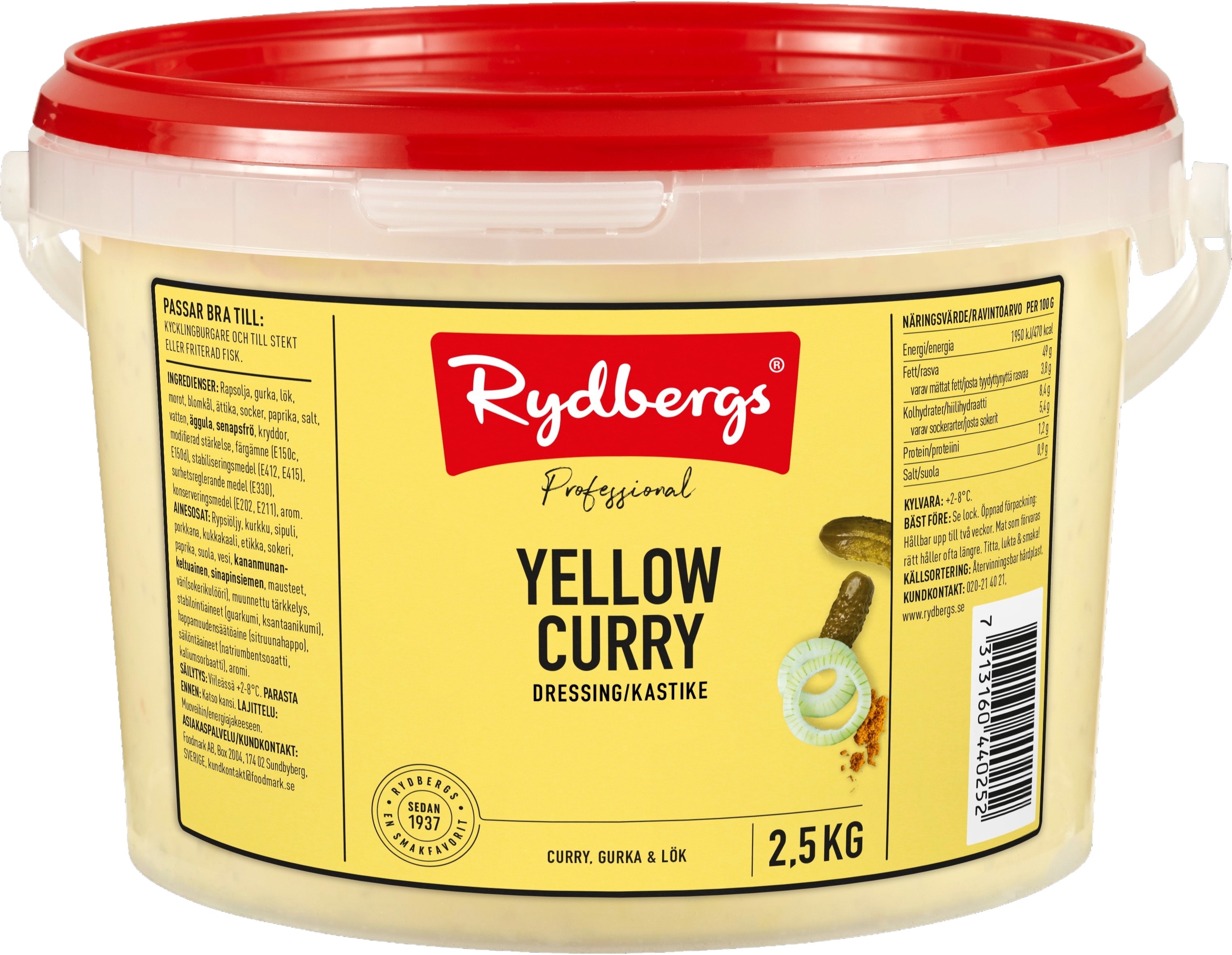 Rydbergs Yellow Currykastike 1 x 2,5 kg