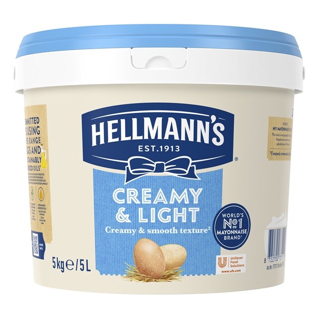 Hellmann's Light & Creamy majoneesi 5 kg