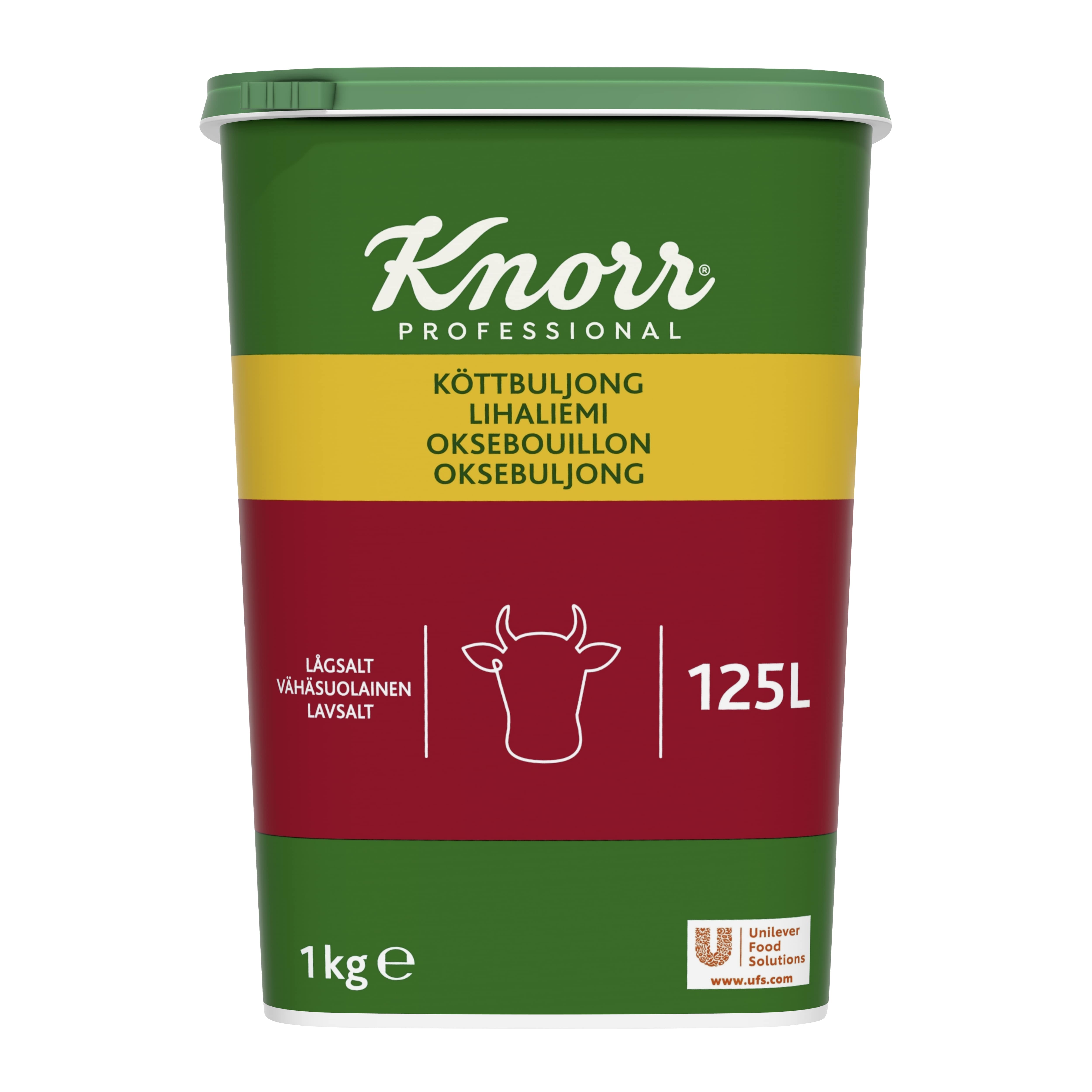 Knorr Lihaliemi vähäsuolainen 1 kg / 125 L - 