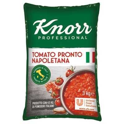 Knorr Pronto, maustettu tomaattisurvos 4 x 3 kg - 