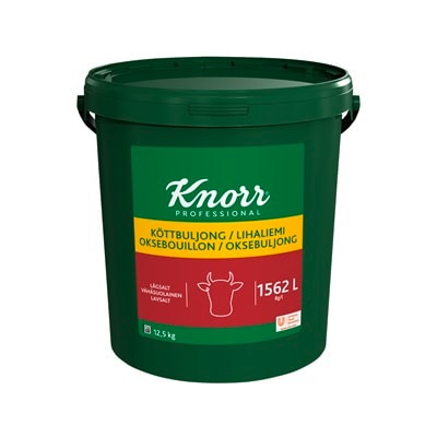 Knorr Lihaliemi vähäsuolainen 12,5 kg / 1562 L - 