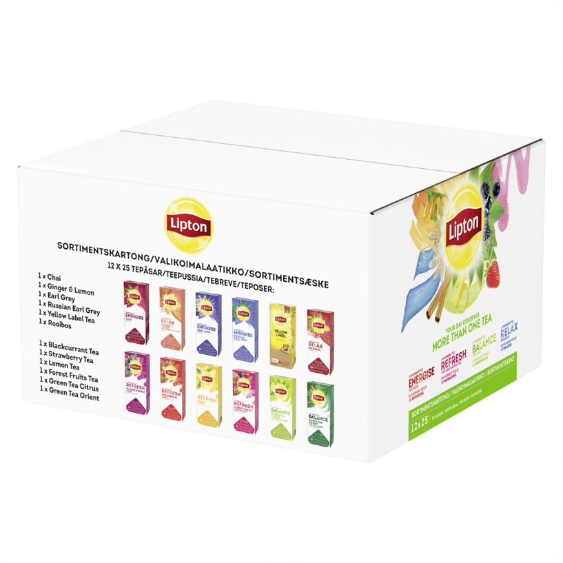 Lipton HoReCa Valikoimalaatikko 12 x 25 pss -