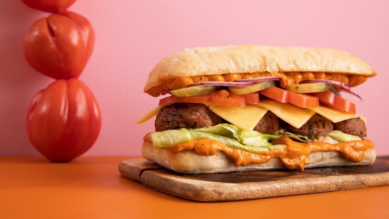 Vegan Amazeballs Sub Sandwich – - Resepti