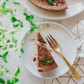 Minttu-suklaajuustotorttu Minttu-suklaajuustotorttu