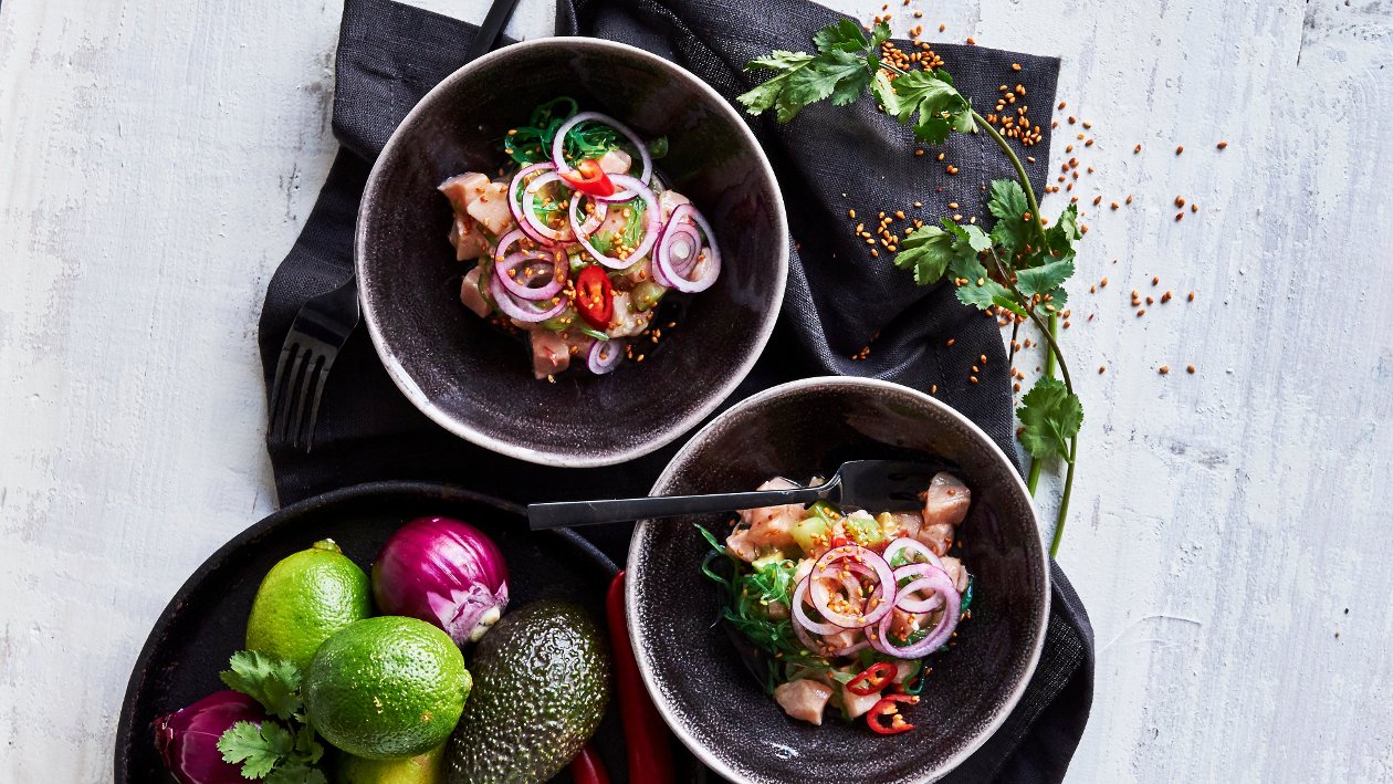 Aasialainen ceviche-lohi – - Resepti