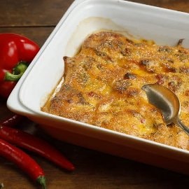 Paprikakuorrutettu kala