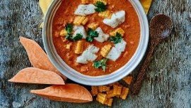 Chupe - Perulainen kalakeitto Chupe - Perulainen kalakeitto