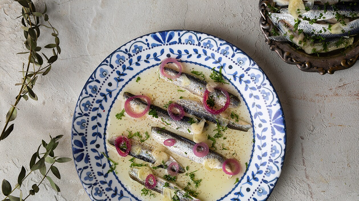 Maille Bistro Etikkasilakkaa ja sipulia