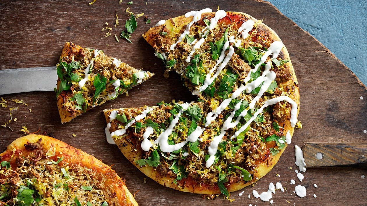 Manakish, pizza lähi-idän tapaan