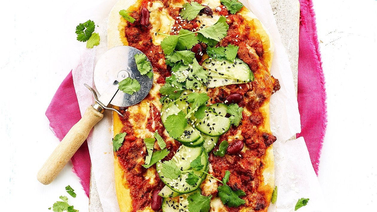 Pizza, chili con carne – - Resepti