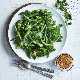 Aasialainen papusalaatti Aasialainen papusalaatti