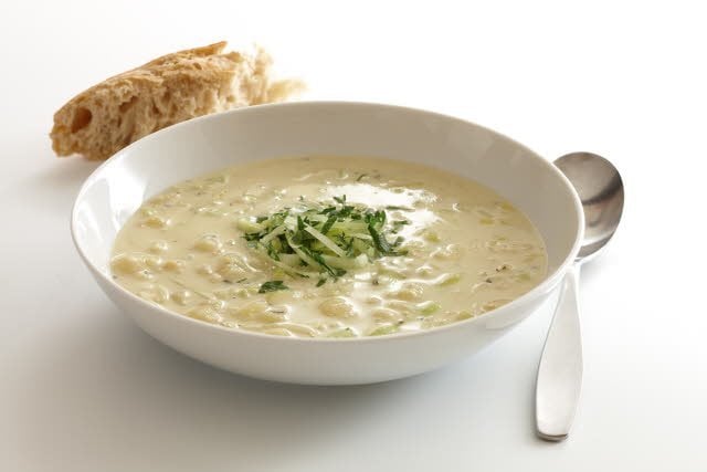 Peruna-purjokeitto linsseillä