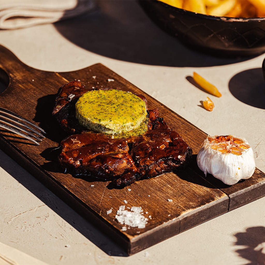 Steak & Fries maustevoilla Steak & Fries maustevoilla