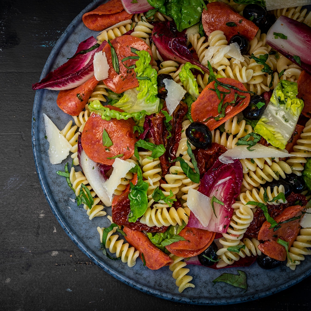 NoPepperoni Pasta Salad