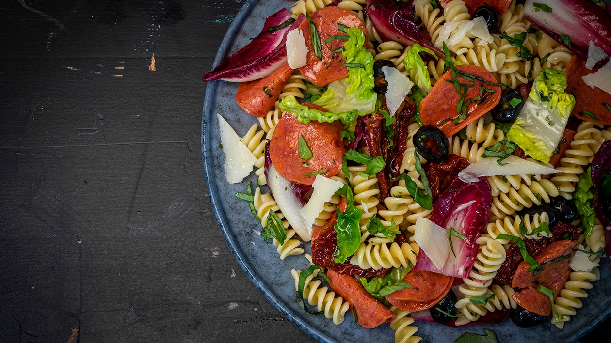 NoPepperoni Pasta Salad – - Resepti