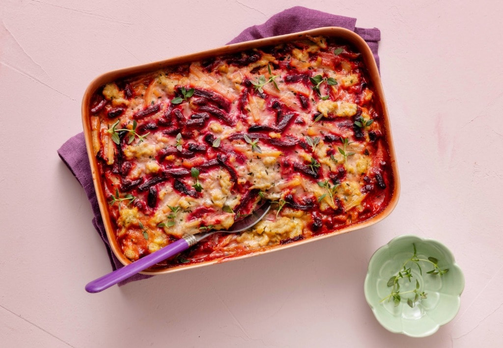 Punajuuri-Broilerkiusaus – - Resepti