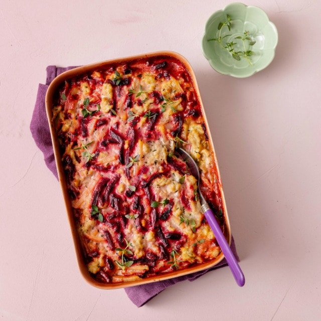 Punajuuri-Broilerkiusaus