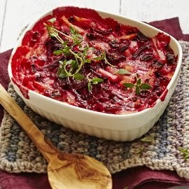 Punajuuri-soijakiusaus