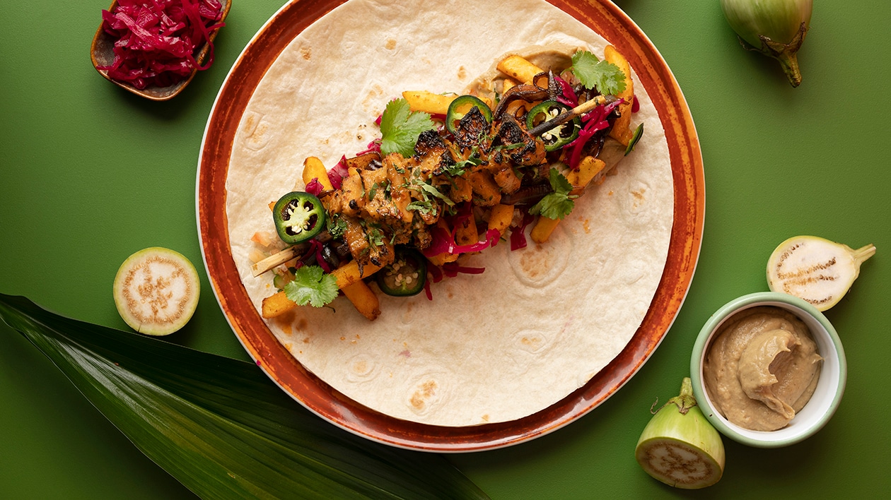 Jogurttimarinoitu The Vegetarian Butcher Kebab Jogurttimarinoitu The Vegetarian Butcher Kebab