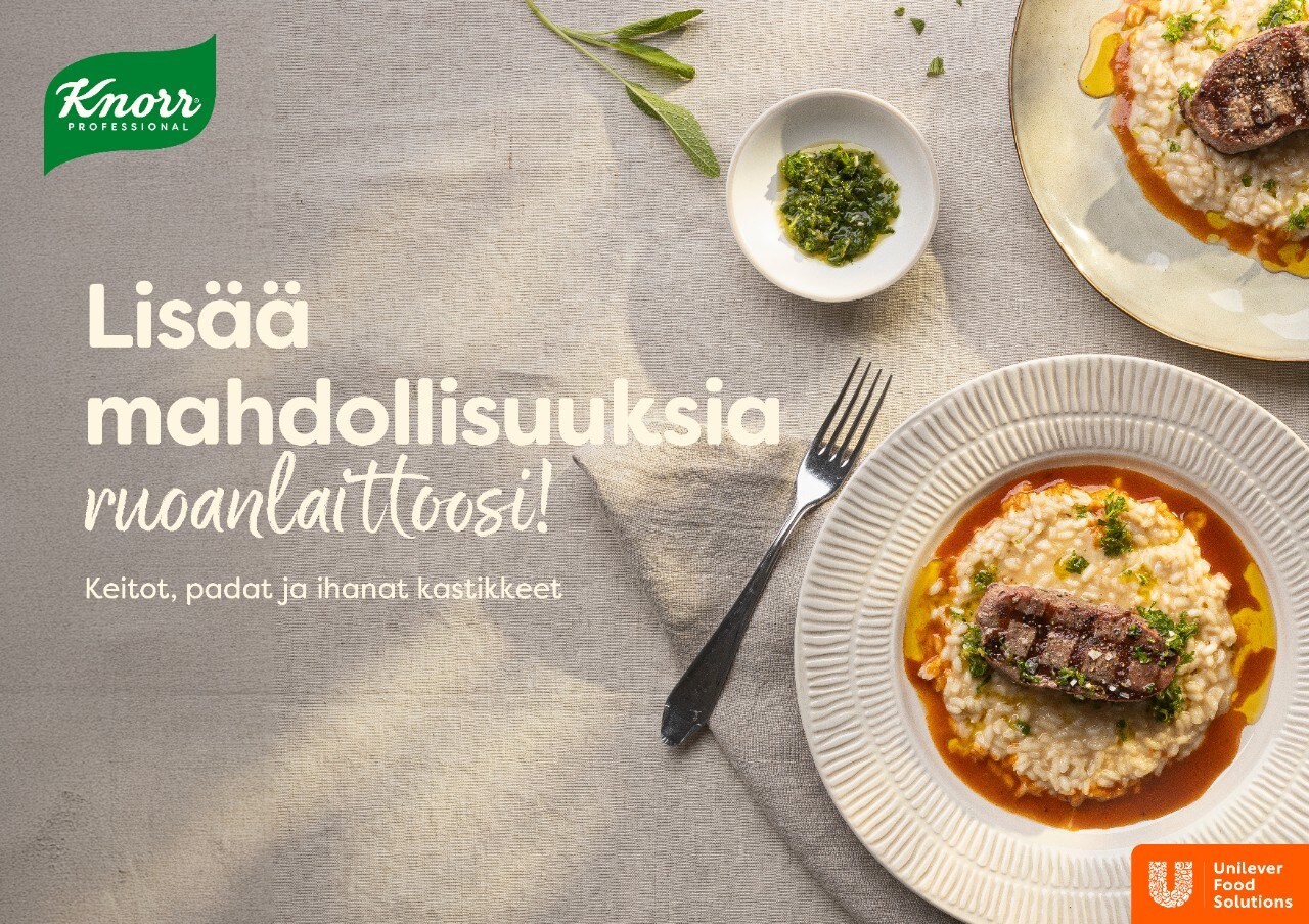 Lisää mahdollisuuksia ruoanlaittoosi! Lisää mahdollisuuksia ruoanlaittoosi!