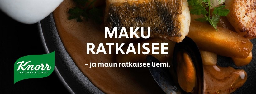 Knorr Professional -liemituotteet on pakattu kierrätettävään muoviin Knorr Professional -liemituotteet on pakattu kierrätettävään muoviin