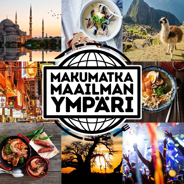 Makumatka maailman ympäri - reseptit Makumatka maailman ympäri - reseptit