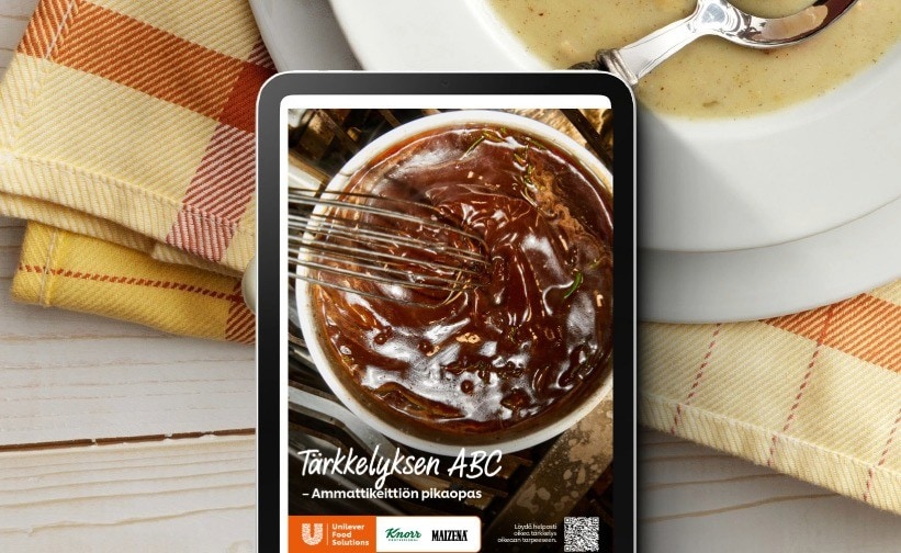 Ratkaise ammattikeittiön arjen haasteet oikealla tärkkelystuotteella