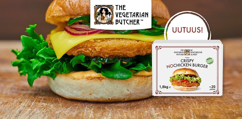Uutuus! Crispy NoChicken Burger on täällä!