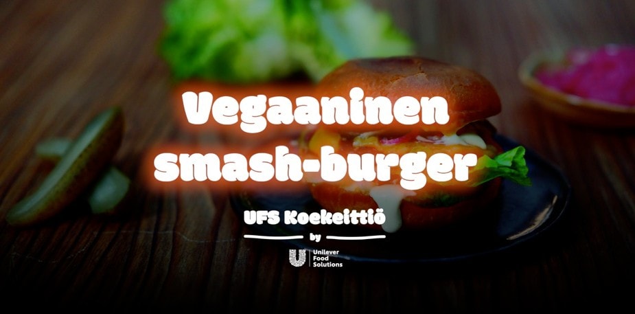 Vegaaninen smash-burger